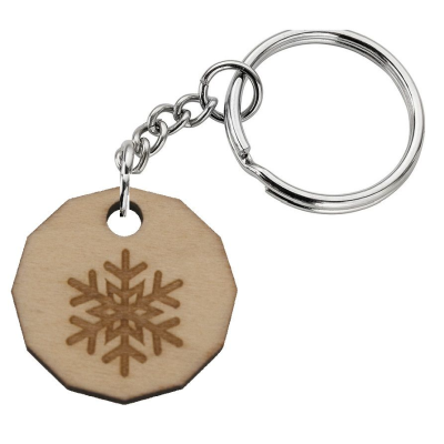 Picture of WOOD KEYRING (20MM).