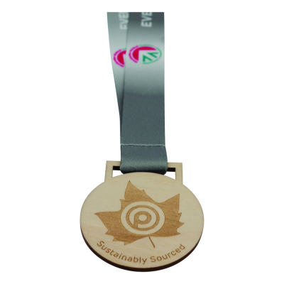 Picture of 30MM WOOD MEDAL