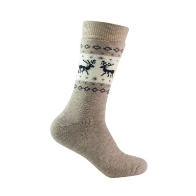 Picture of FULL CREW - FULL TERRY CREW SOCKS (DEER DESIGN).