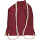 Picture of COTTON GYMBAG CARLSBAD in Burgundy 