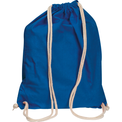 Picture of COTTON GYMBAG CARLSBAD in Blue 