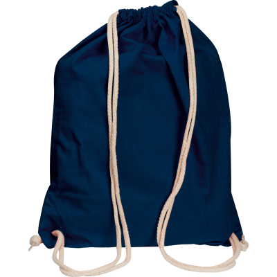 Picture of COTTON GYMBAG CARLSBAD in Dark Blue 