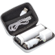 Picture of TRAVEL SET - POWERBANK, EU PLUG, USB CHARGER in White 