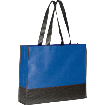 Picture of NON-WOVEN SHOPPER TOTE BAG in Blue 