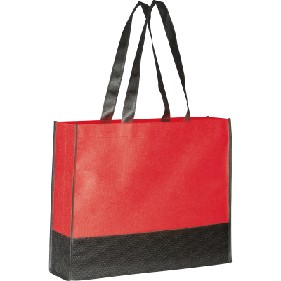 Picture of NON-WOVEN SHOPPER TOTE BAG in Red 