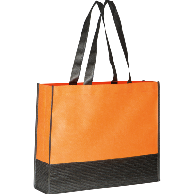 Picture of NON-WOVEN SHOPPER TOTE BAG in Orange 