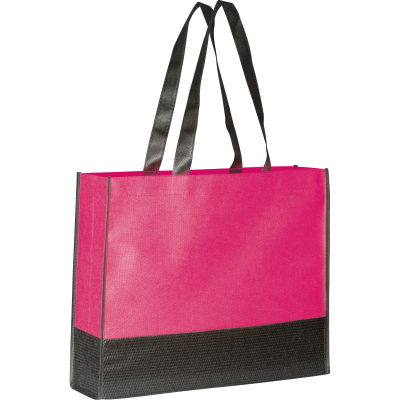 Picture of NON-WOVEN SHOPPER TOTE BAG in Pink 