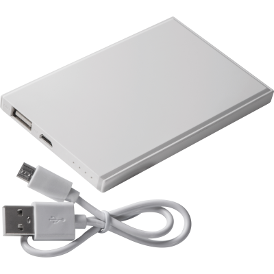 Picture of POWERBANK 2200 MAH with USB Port in a Box in White 