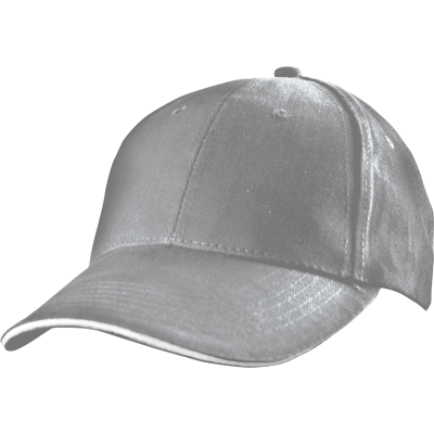 Picture of 6-PANEL BASEBALL CAP SAN FRANCISCO in Silver Grey 
