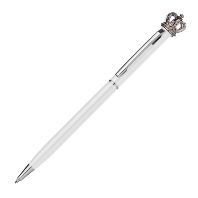 Picture of METAL BALL PEN KINGS PARK in White 