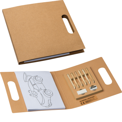 Picture of COLOURING BOOK in Brown .