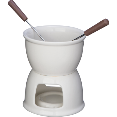 Picture of CHOCOLATE FONDUE SET STAMFORD in White 