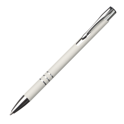 Picture of METAL BALL PEN NEW JERSEY in White 