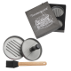 Picture of BURGER PRESS with Silicon Brush Texas in Black 