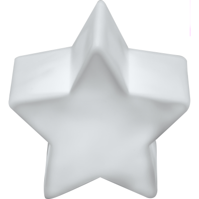 Picture of NIGHT LIGHT in Star Shape Dublin in White .