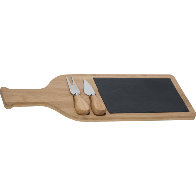 Picture of CHEESE BOARD with Slate Plate Calais in Black 