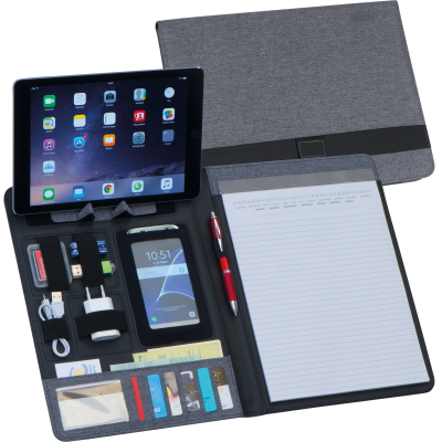 Picture of A4 CONFERENCE FOLDER MONDEVILLE in Silver Grey .