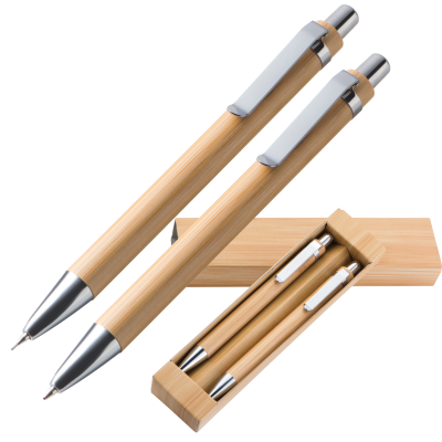 Picture of WRITING SET PORT-AU-PRINCE in Brown 
