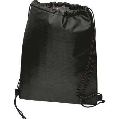 Picture of POLYESTER GYM BAG in Black 