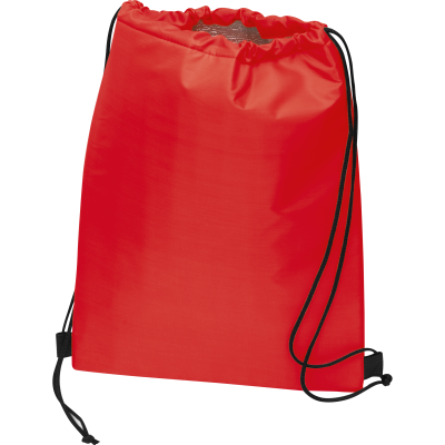 Picture of POLYESTER GYM BAG in Red 