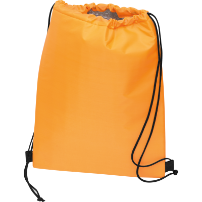 Picture of POLYESTER GYM BAG in Orange 
