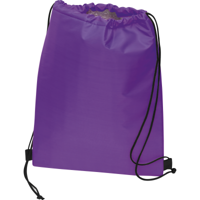 Picture of POLYESTER GYM BAG in Purple 