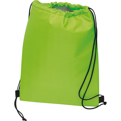 Picture of POLYESTER GYM BAG in Apple Green 