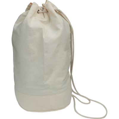 Picture of COTTON DUFFLE BAG in White 