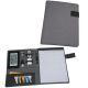 Picture of A4 CONFERENCE FOLDER SALERMO in Silver Grey 