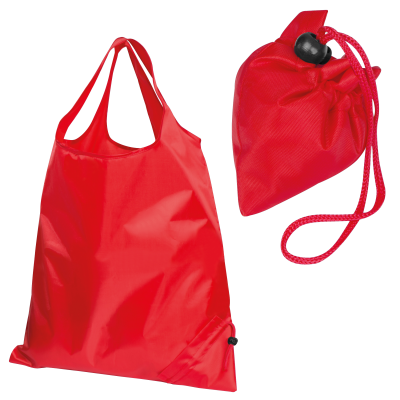 Picture of FOLDING SHOPPER TOTE BAG in Red 