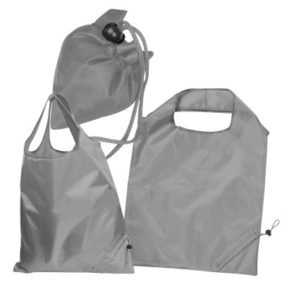 Picture of FOLDING SHOPPER TOTE BAG in Silver Grey 