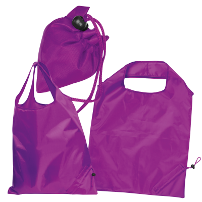 Picture of FOLDING SHOPPER TOTE BAG in Purple 