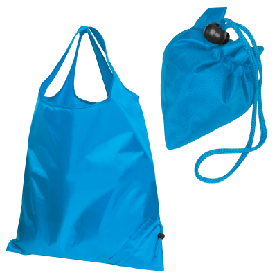 Picture of FOLDING SHOPPER TOTE BAG in Light Blue 