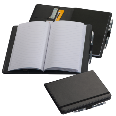 Picture of A5 NOTE BOOK PERUGIA in Black .
