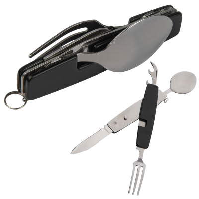 Picture of CAMPING CUTLERY PAMPLONA in Black 