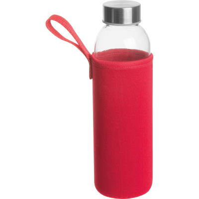 Picture of GLASS BOTTLE KLAGENFURT in Red 