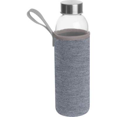 Picture of GLASS BOTTLE KLAGENFURT in Silver Grey 