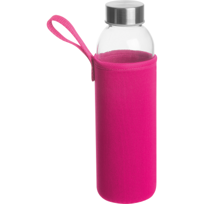 Picture of GLASS BOTTLE KLAGENFURT in Pink 