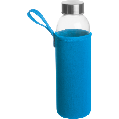 Picture of GLASS BOTTLE KLAGENFURT in Light Blue 