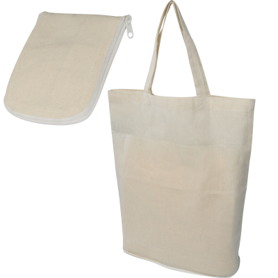 Picture of FOLDING SHOPPER TOTE BAG FERRARA in Beige 