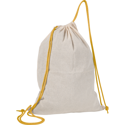 Picture of COTTON BAG LONDONDERRY in Yellow .