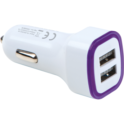 Picture of USB CHARGER ADAPTER KFZ FRUIT in Purple 