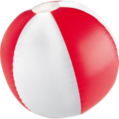 Picture of BICOLOUR BEACH BALL KEY WEST in Red 
