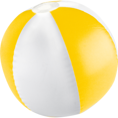 Picture of BICOLOUR BEACH BALL KEY WEST in Yellow 