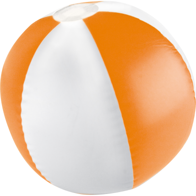 Picture of BICOLOUR BEACH BALL KEY WEST in Orange 