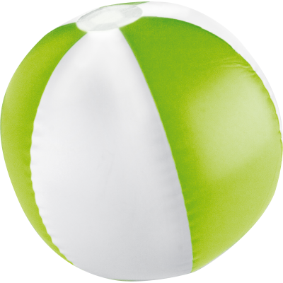 Picture of BICOLOUR BEACH BALL KEY WEST in Apple Green 