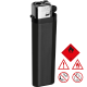 Picture of DISPOSABLE LIGHTER KARLSRUHE in Black 