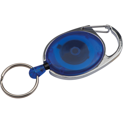 Picture of KEYRING with Carabiner & Clip Employee in Blue 