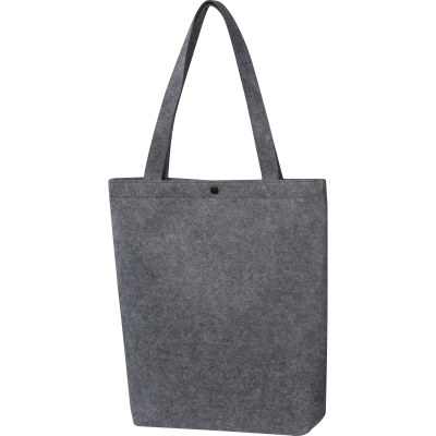 Picture of FELT BAG TRIESTE in Silver Grey .