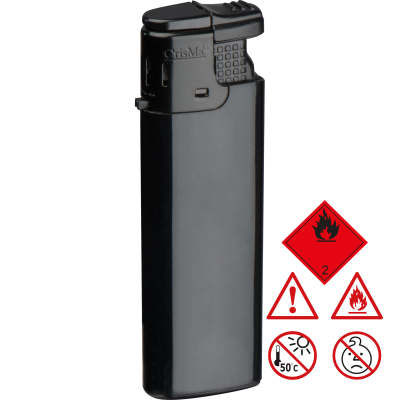 Picture of ELECTRONIC LIGHTER STROMFLAME in Black .